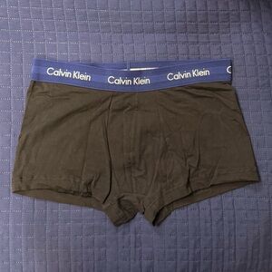 Men's Black Trunks. Medium.